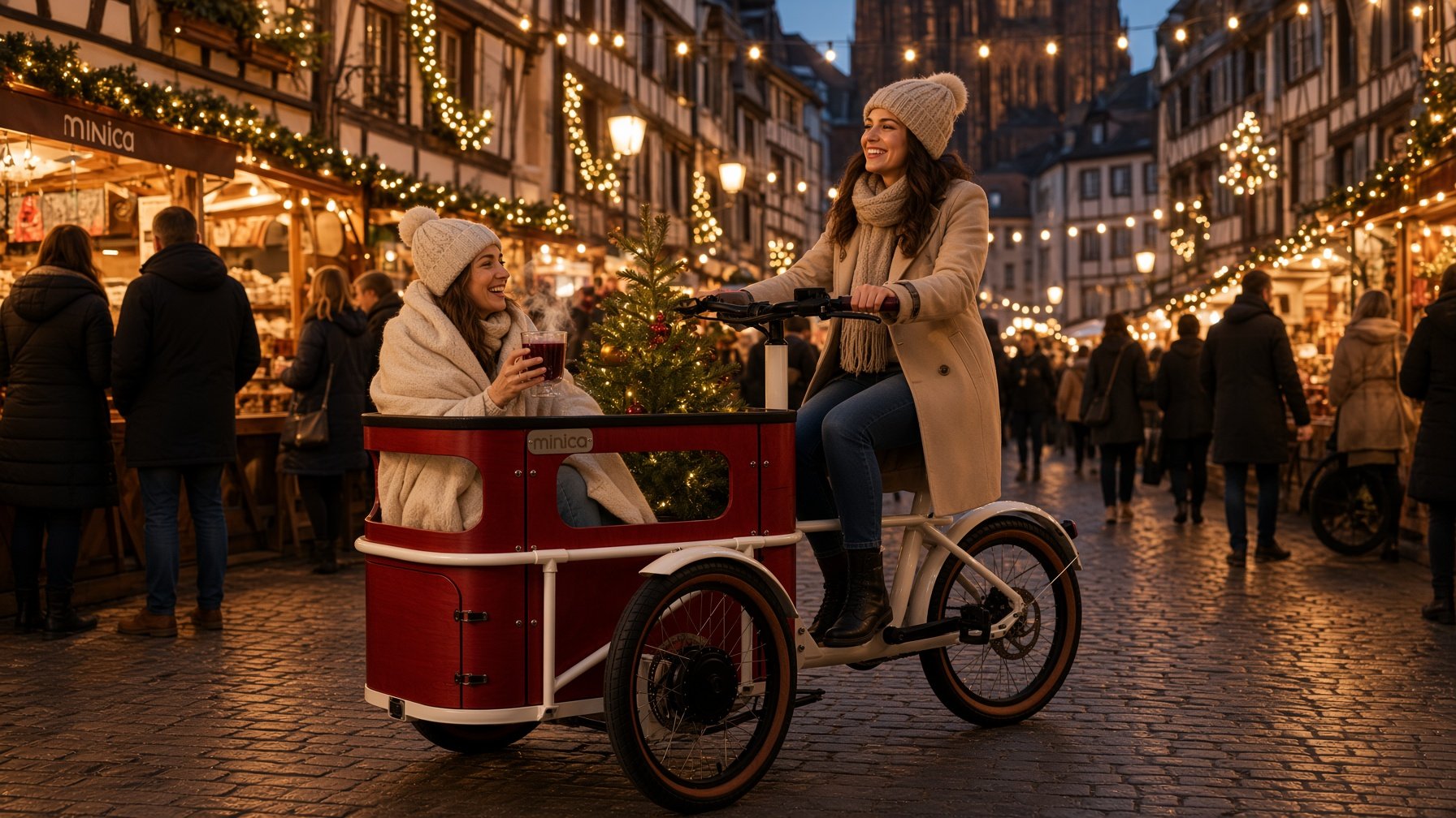 The minica at the Christmas market